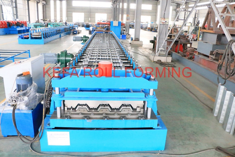 Deck Flooring Roll Forming Machine Galvanized Steel Deck Floor Panel Tile Roll Forming Machine