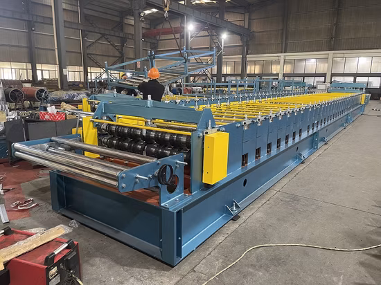 Factory Lifetime Service Customized Metal Steel Galvanized Coils Floor Deck Cold Roll Forming Making Machine for Building Material with ISO CE