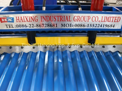 Automatic Roofing Corrugated Sheet Cold Roll Forming Machine