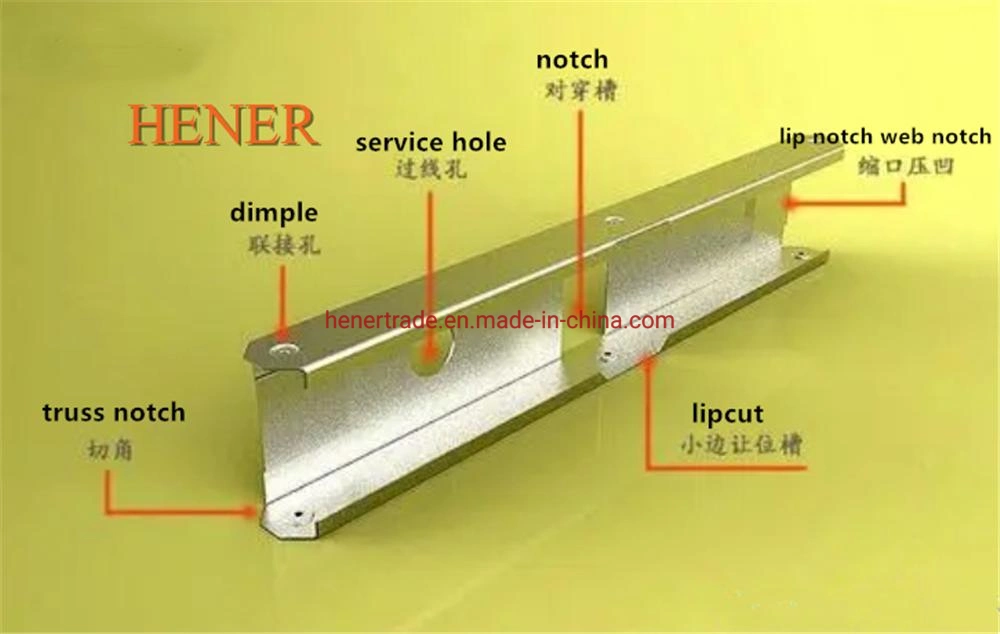 Prefabricated House Building C89 Model Light Gauge Steel Framing Making Forming Machine