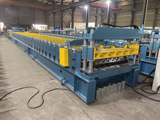 Factory Lifetime Service Customized Metal Steel Galvanized Coils Floor Deck Cold Roll Forming Making Machine for Building Material with ISO CE