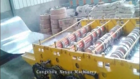 Macchina per la formatura di rulli per pavimenti in metallo Macchinari per la produzione di lamiere per decking in acciaio