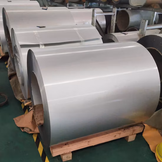 Foglio di alluminio rivestito in spirale di acciaio zincato e nano pellicola anticorrosione